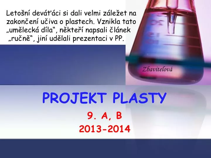 projekt plasty