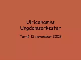 ulricehamns ungdomsorkester
