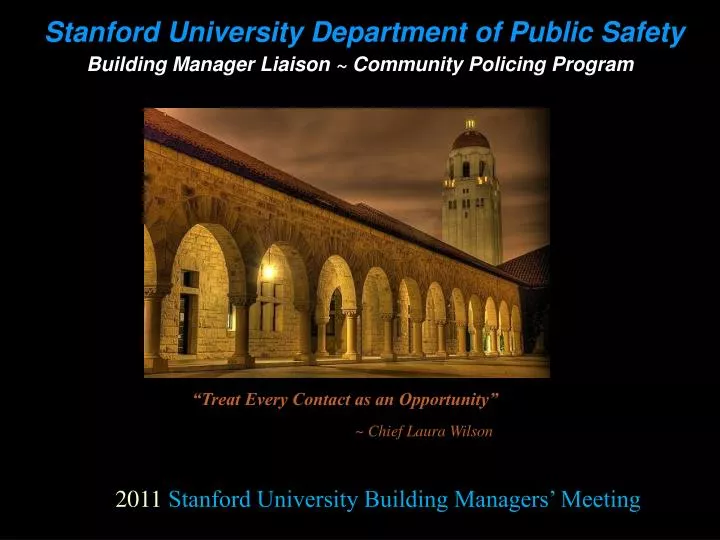 stanford university department of public safety