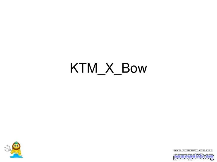 ktm x bow