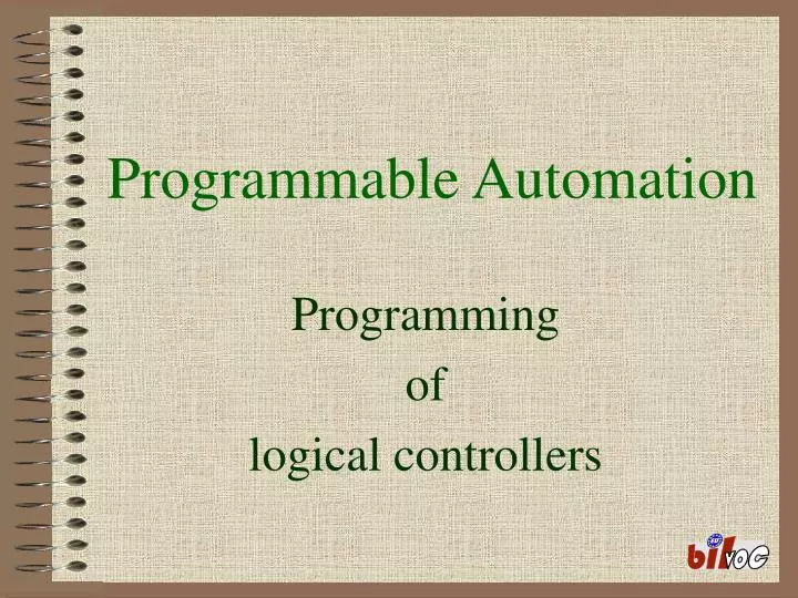 programmable automation