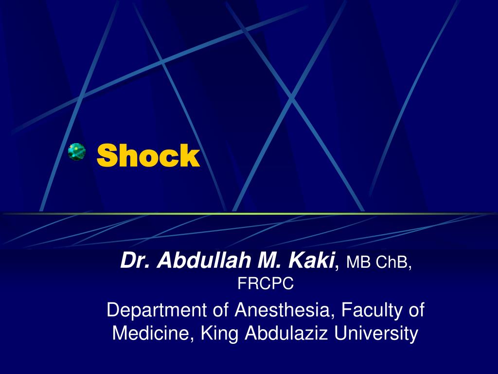 PPT - Shock PowerPoint Presentation, free download - ID:4923235