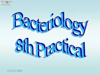 Bacteriology 8th Practical