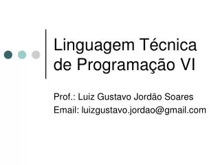 linguagem t cnica de programa o vi