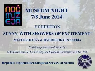 MUSEUM NIGHT 7 / 8 June 2014