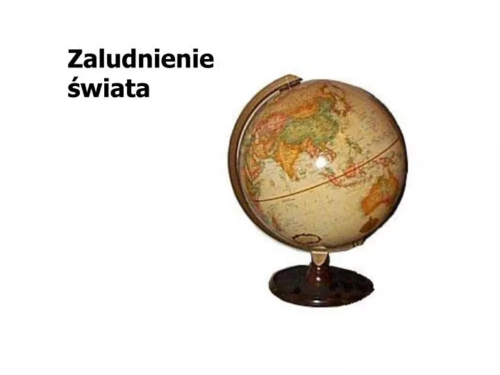 zaludnienie wiata