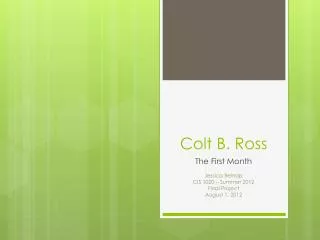 Colt B. Ross