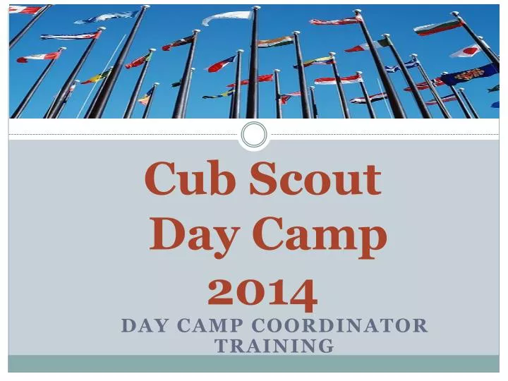 cub scout day camp 2014