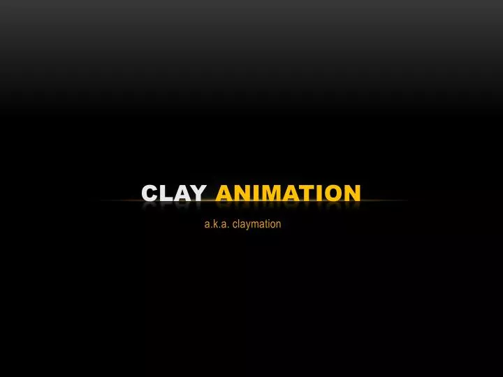 clay animation