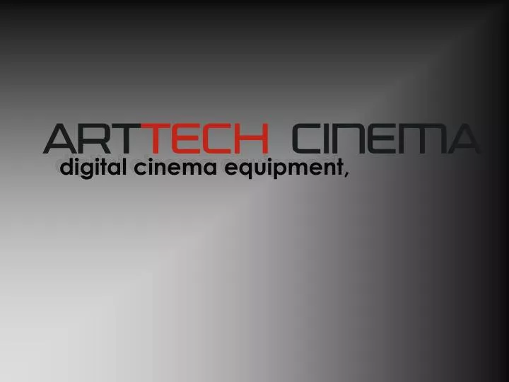digital cinema equipment