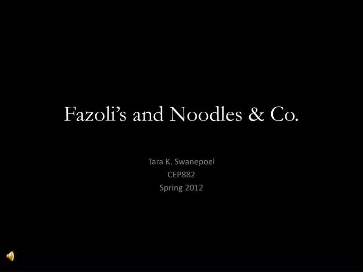 fazoli s and noodles co