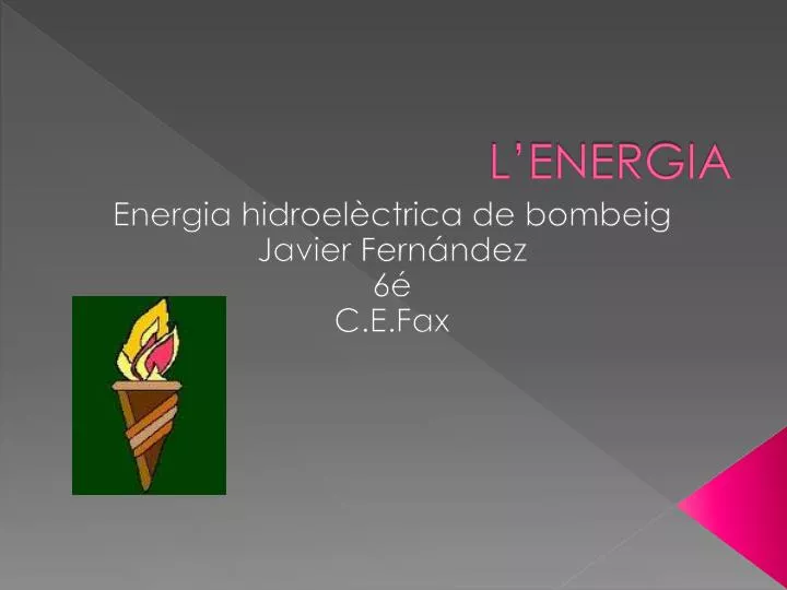 l energia