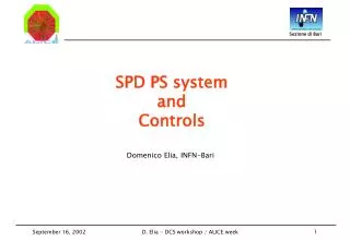 SPD PS system and Controls