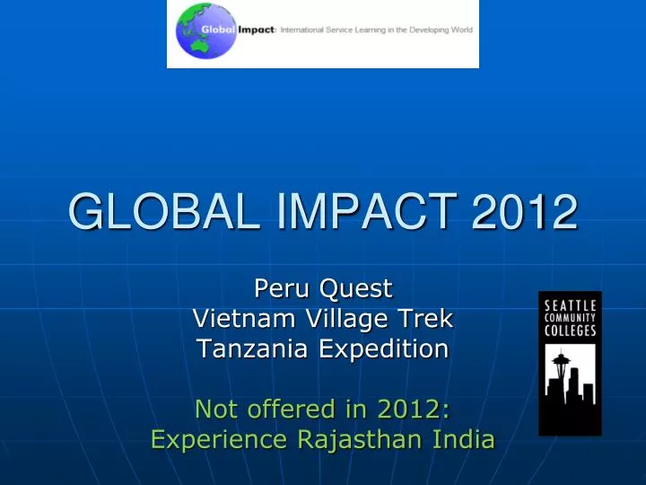global impact 2012