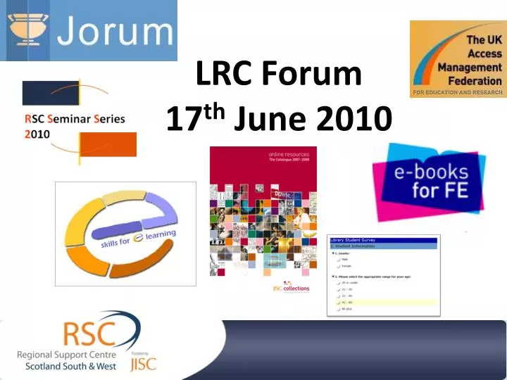 lrc forum 17 th june 2010