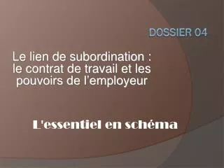 l essentiel en sch ma