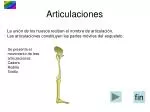 Articulaciones - slide 1