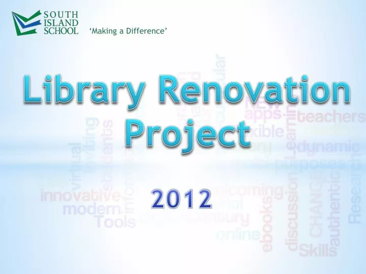 library renovation project