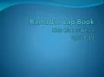 Ramadan Lap Book Kids Club Dukhan ages 8-10