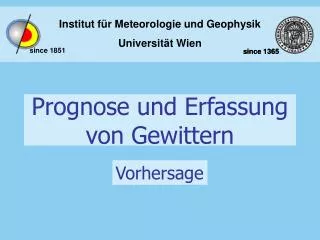 prognose und erfassung von gewittern