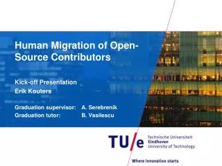 Human Migration of Open-Source Contributors