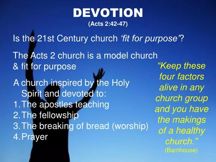 devotion acts 2 42 47
