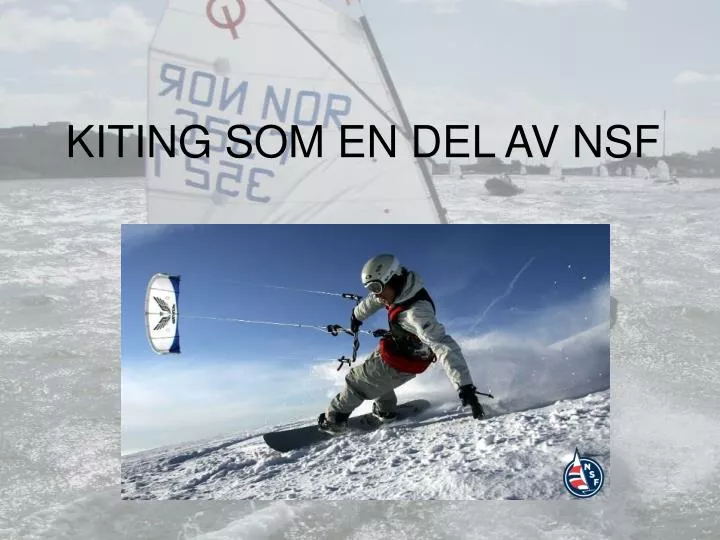 kiting som en del av nsf