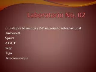 laboratorio no 02