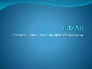 e mail