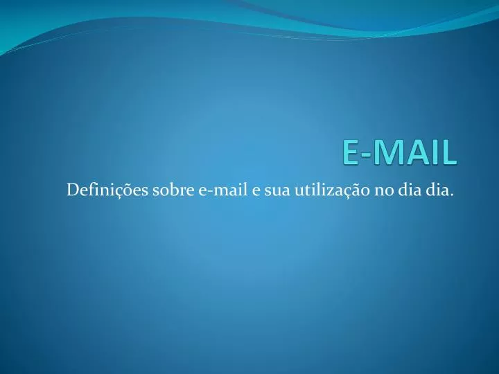 e mail