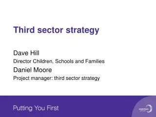 Third sector strategy