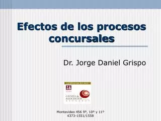 efectos de los procesos concursales