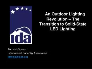 An Outdoor Lighting Revolution – The Transition to Solid-State LED Lighting