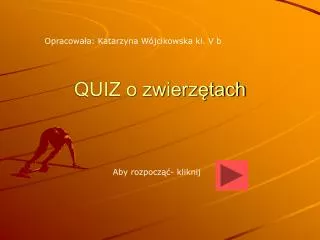 quiz o zwierz tach