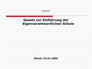 entwurf