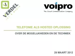 telefonie als hosted oplossing