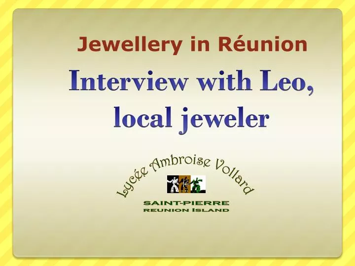 jewellery in r union