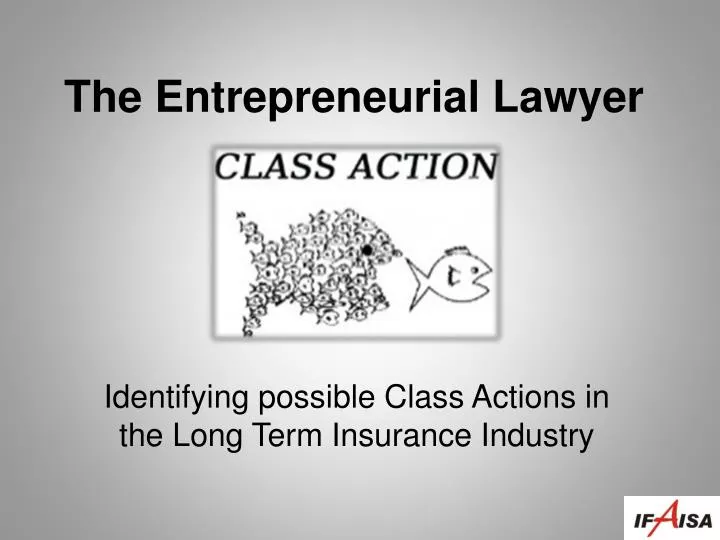 the entrepreneurial lawyer