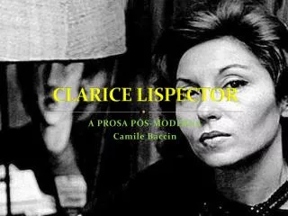 clarice lispector