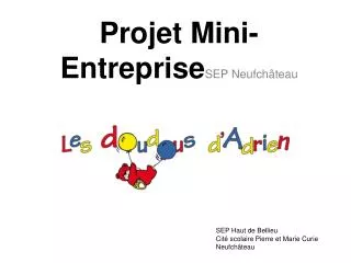 projet mini entreprise sep neufch teau