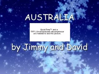AUSTRALIA by Jimmy and David