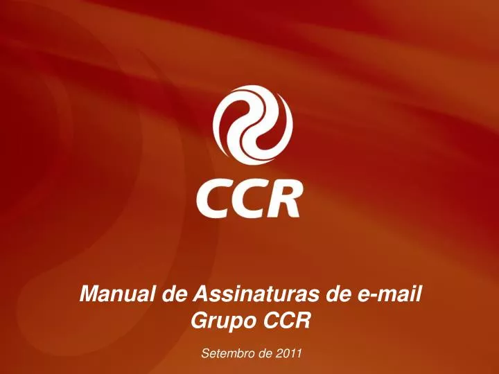 manual assinatura de e mail grupo ccr