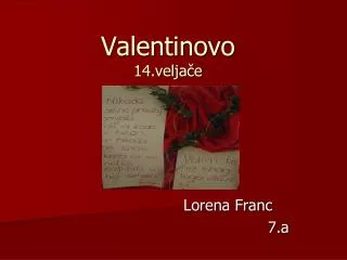 valentinovo 14 velja e