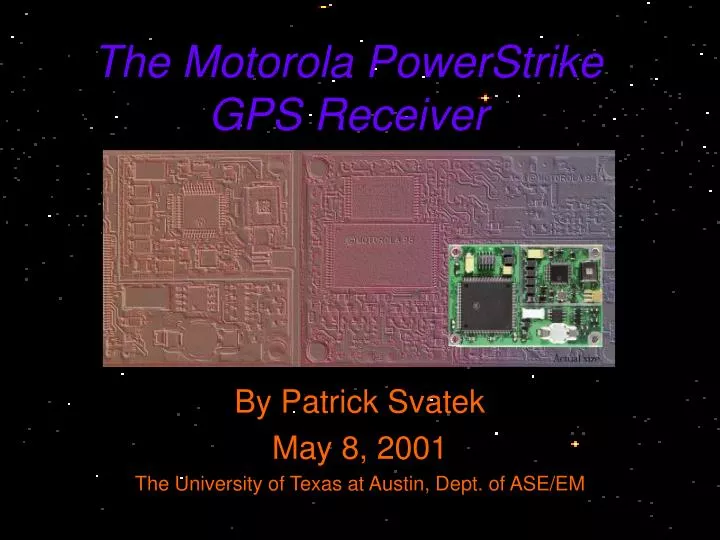 the motorola powerstrike gps receiver