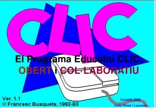 el programa educatiu clic obert i col laboratiu