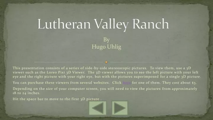 lutheran valley ranch