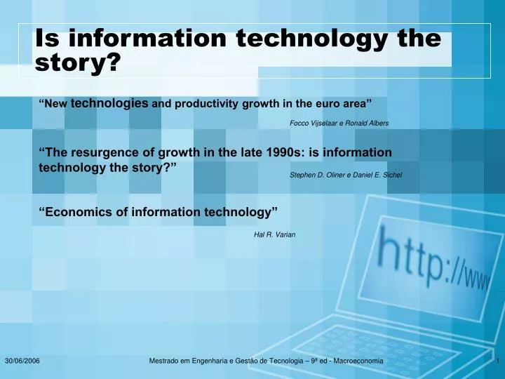 is information technology the story