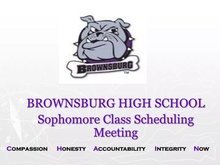 brownsburg high school sophomore class scheduling meeting