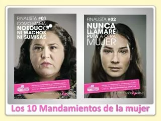 los 10 mandamientos de la mujer