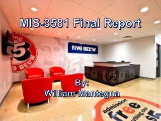 MIS-3581 Final Report